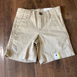 Boys khaki shorts size 4